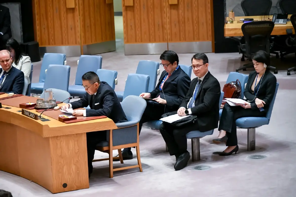 มาริษย้ำ UNSC ไทยระงับข้อพิพาทด้วยสันติวิธี