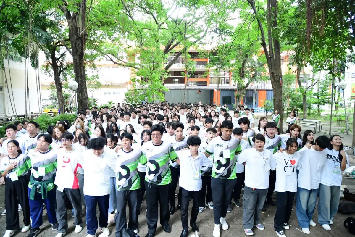 'มทร.กรุงเทพ'รับน้องสร้างสรรค์ สานสัมพันธ์รุ่นพี่รุ่นน้อง 