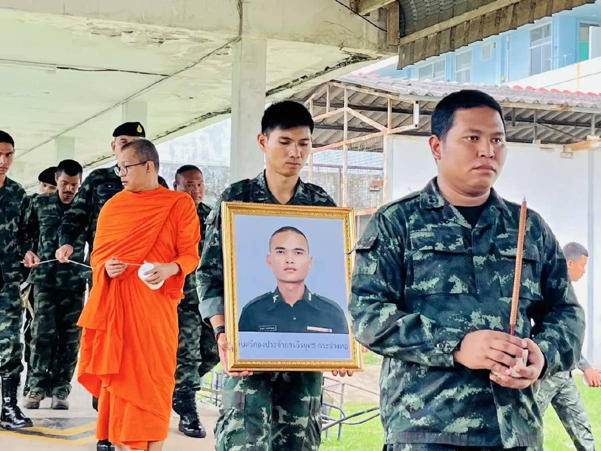 สดุดี 3 ทหารกล้า สละชีวิตปกป้องอธิปไตย มทบ.25 ส่งศพกลับสู่ภูมิลำเนา