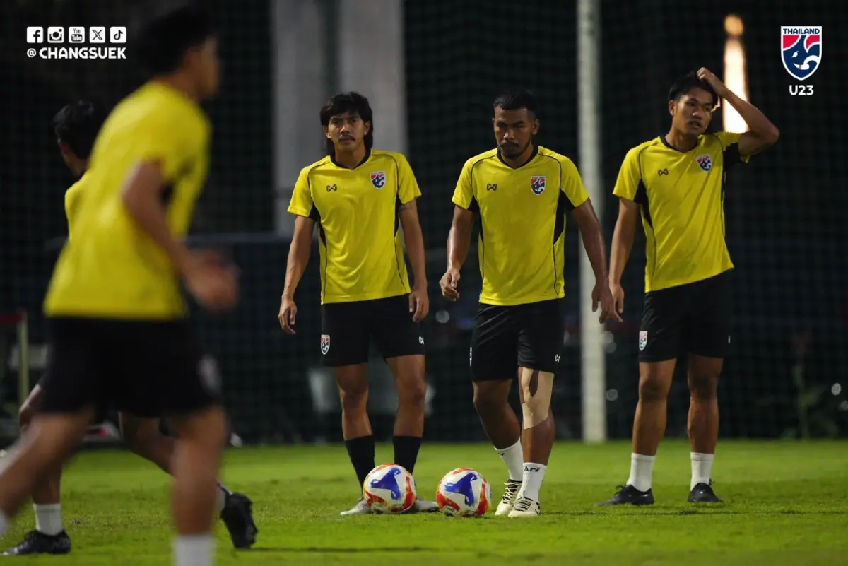 ถ่ายทอดสด 'ไทย พบ ฟิลิปปินส์’ ดูบอลสด ชิงแชมป์อาเซียน U23 ชิงอันดับ 3