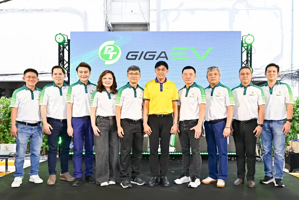PTG เปิดมิติใหม่! ทุ่ม 40 ล้าน ผุด 'PT GIGA EV' สถานีชาร์จครบวงจรไร้น้ำมันใจกลางกรุง