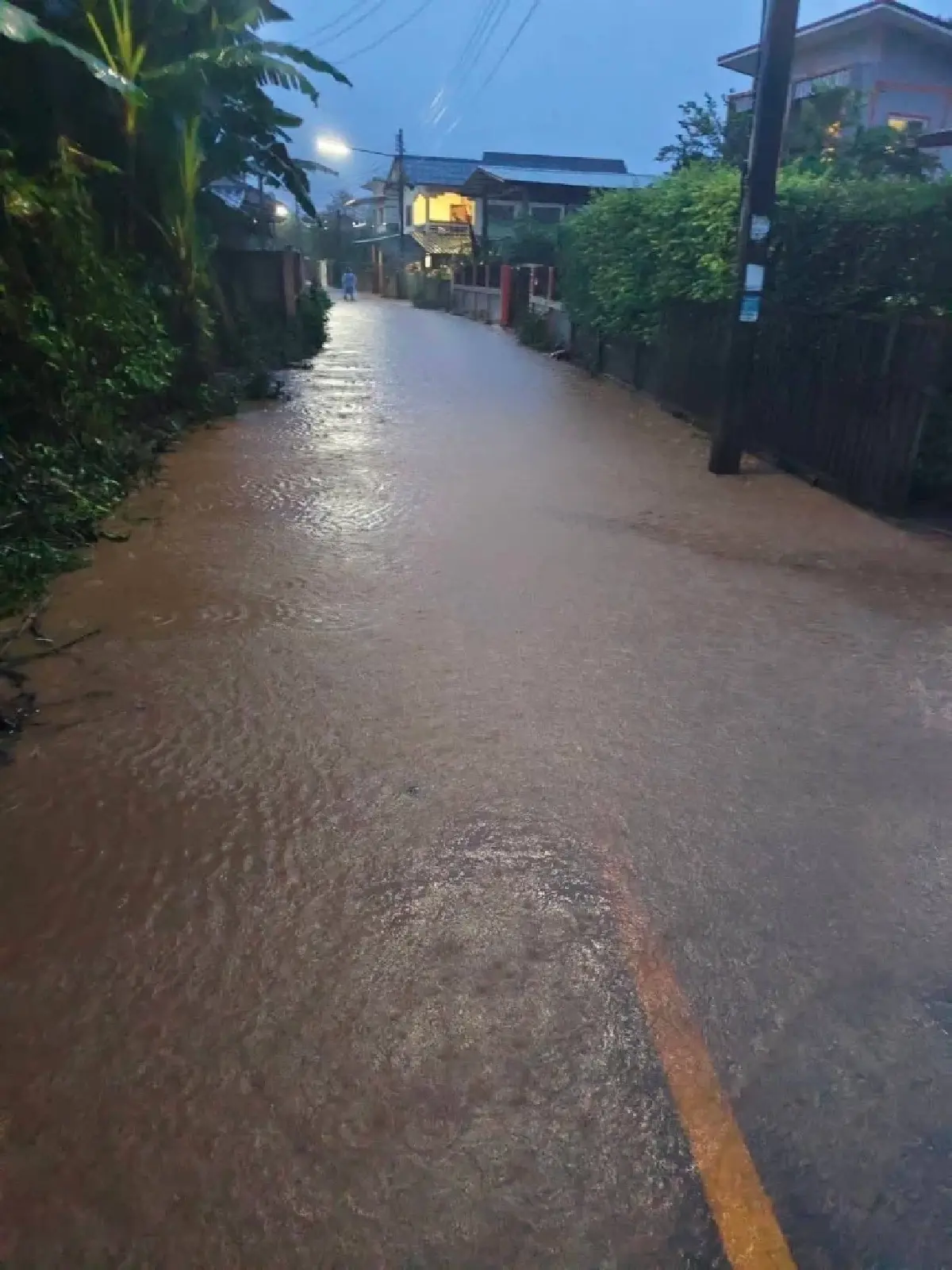 น่านวิกฤต ฝนตกหนัก น้ำน่านทะลักล้นตลิ่ง 4 ซม เตือน 7 ชม. ถึงตัวเมือง