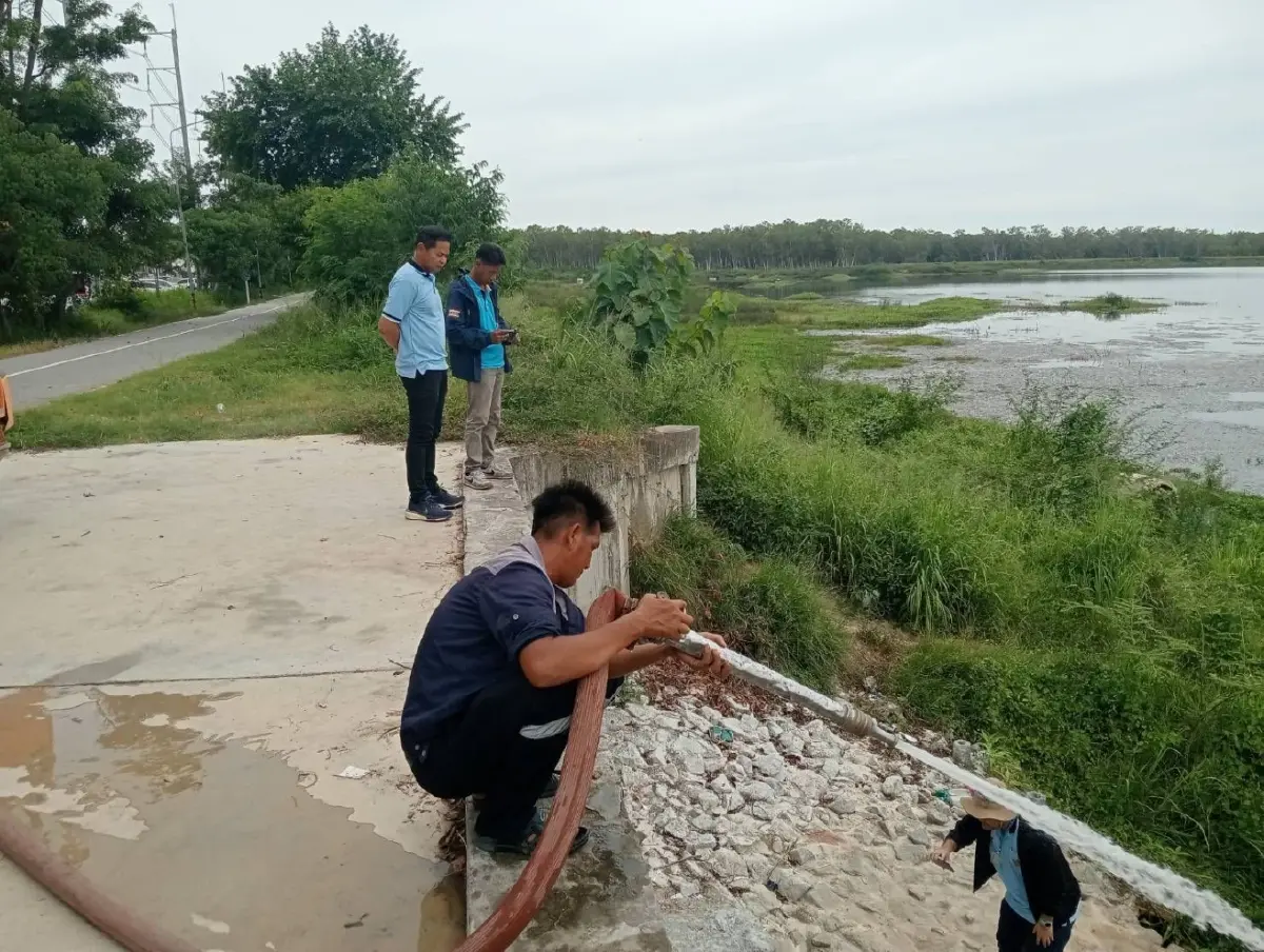 กรมชลประทาน จับมือ ท้องถิ่น เร่งแก้ปัญหาน้ำเสียไหลลงอ่างเก็บน้ำมาบประชัน