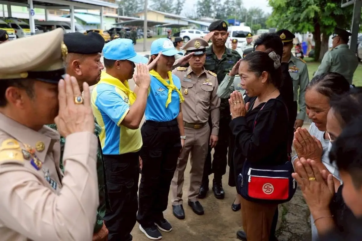 สดุดีทหารกล้า! มทบ.25 จัดพิธีส่งศพ 3 ทหารกล้า สละชีวิตปกป้องอธิปไตย