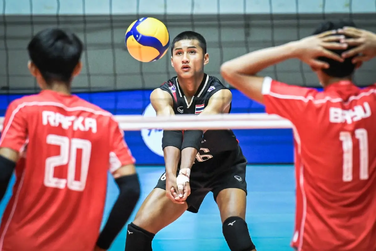 ถ่ายทอดสดวอลเลย์บอลชาย U16 ไทย พบ อินโดนีเซีย ชิงแชมป์เอเชีย 2025