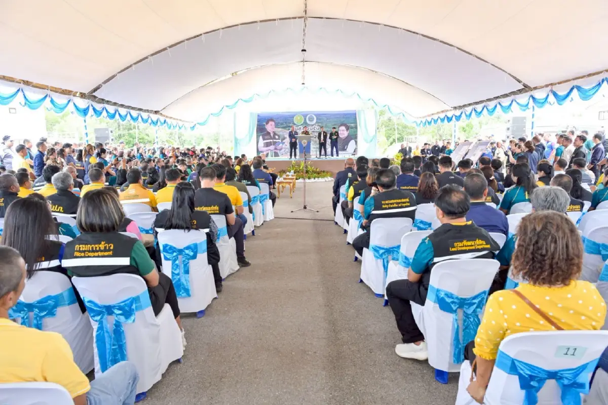 รมว.อรรถกร ลงพื้นที่เร่งแก้ภัยน้ำท่วม น้ำแล้ง อ.พุนพิน จ.สุราษฎร์ธานี