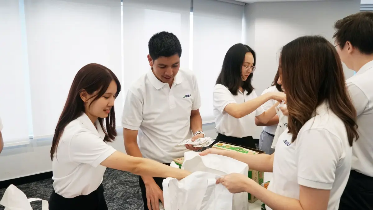 GULF ส่งต่อความห่วงใยให้ทหารไทย มอบถุงยังชีพ 1,000 ชุดให้ 'กองทัพบก'