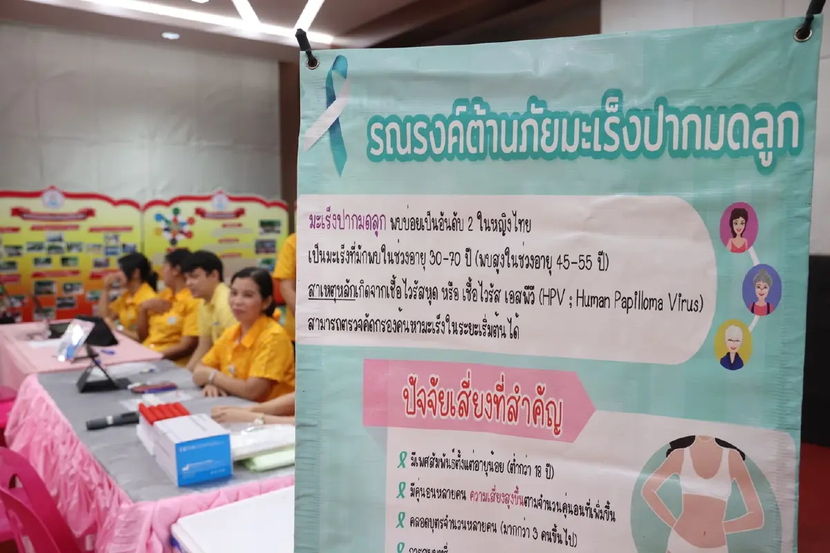รพ.ทุ่งสง ตั้งเป้าปี 68 ตรวจมะเร็งปากมดลูก 70% ของกลุ่มเป้าหมาย