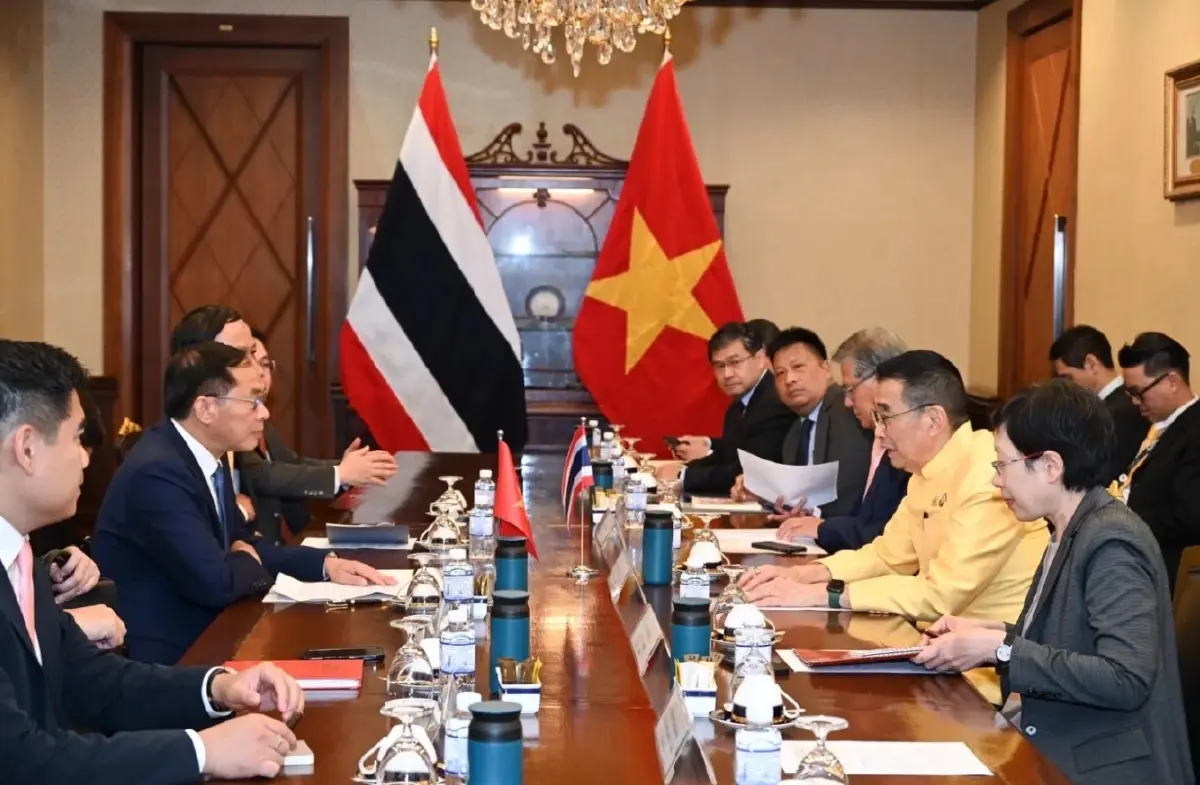 เวียดนามมาแล้ว รองนายกฯบุ่ย แทงห์ เซิน ถก กต. ชี้จริงใจเข้าใจไทย