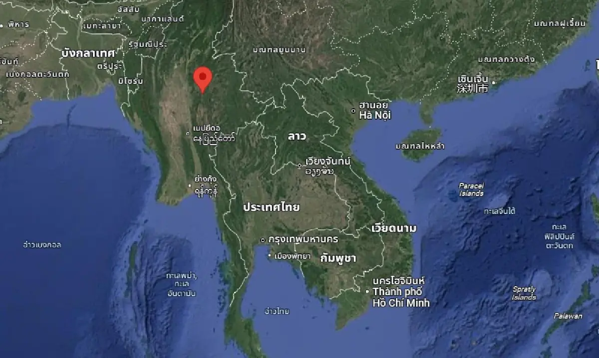 เวียดนาม เมียนมา เจอแผ่นดินไหวครั้งใหม่ แรงสุด ใกล้ชายแดนไทย 2 จังหวัด