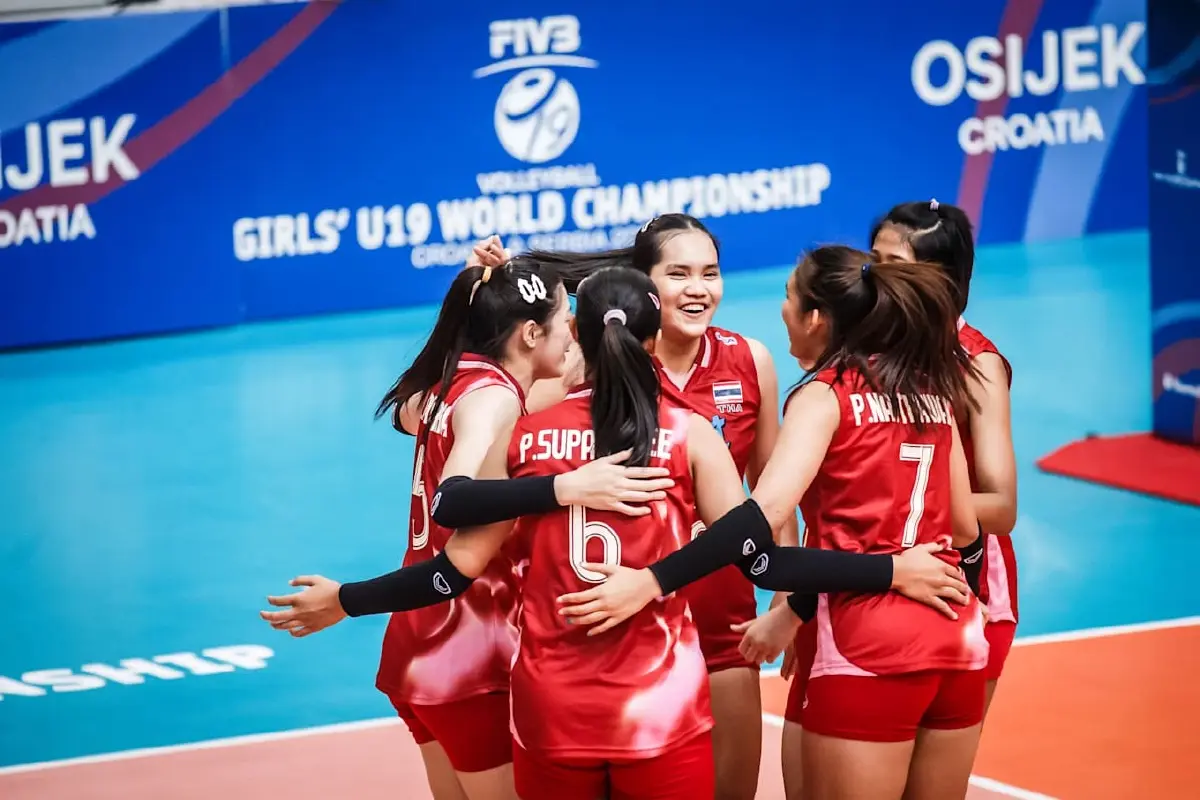 ถ่ายทอดสดวอลเลย์บอลหญิง \'ทีมชาติไทย พบ แคนาดา\' ชิงแชมป์โลก U19