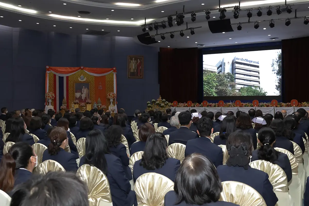 สถาบันวิจัยจุฬาภรณ์ จัดพิธีถวายพระพรชัยมงคล กรมพระศรีสวางควัฒนฯ