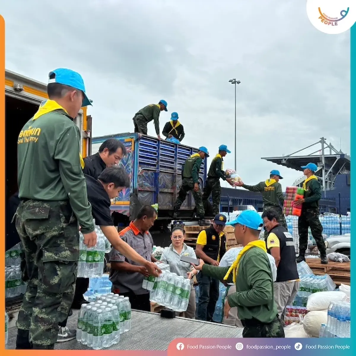 ธุรกิจ ‘รวมเลือดเนื้อชาติเชื้อไทย’ ส่งกำลังใจแนวรบด่านหน้า ผู้ประสบภัย