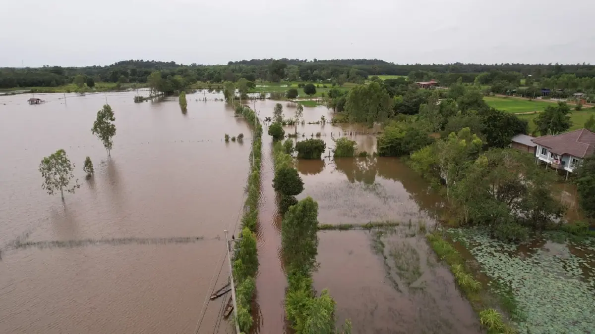 นครพนมวิกฤต น้ำโขงหนุนสูง 7 อำเภอท่วมหนัก ชาวบ้านเฝ้าระวัง 24 ชม.