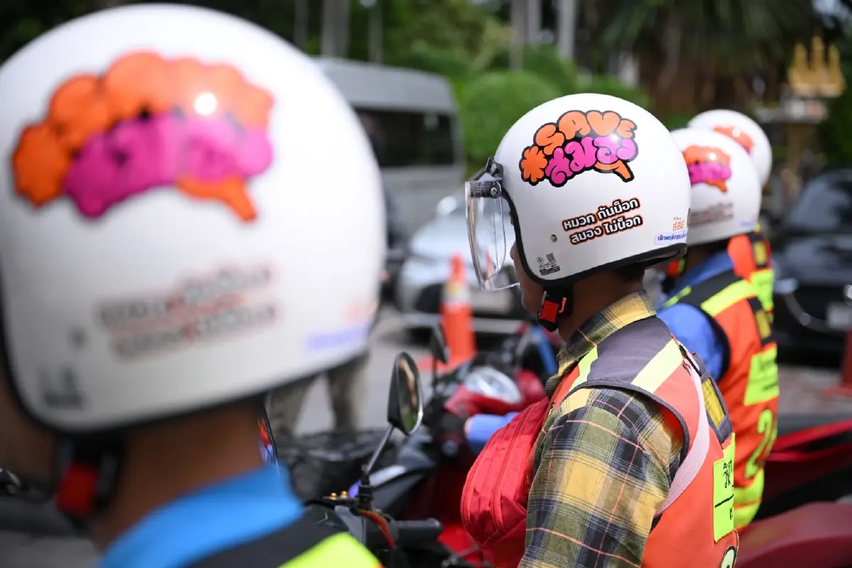 รณรงค์ใหญ่! 'เลิกเสี่ยง = รอด'3 หน่วยงาน ผนึกกำลังสวมหมวกกันน็อก