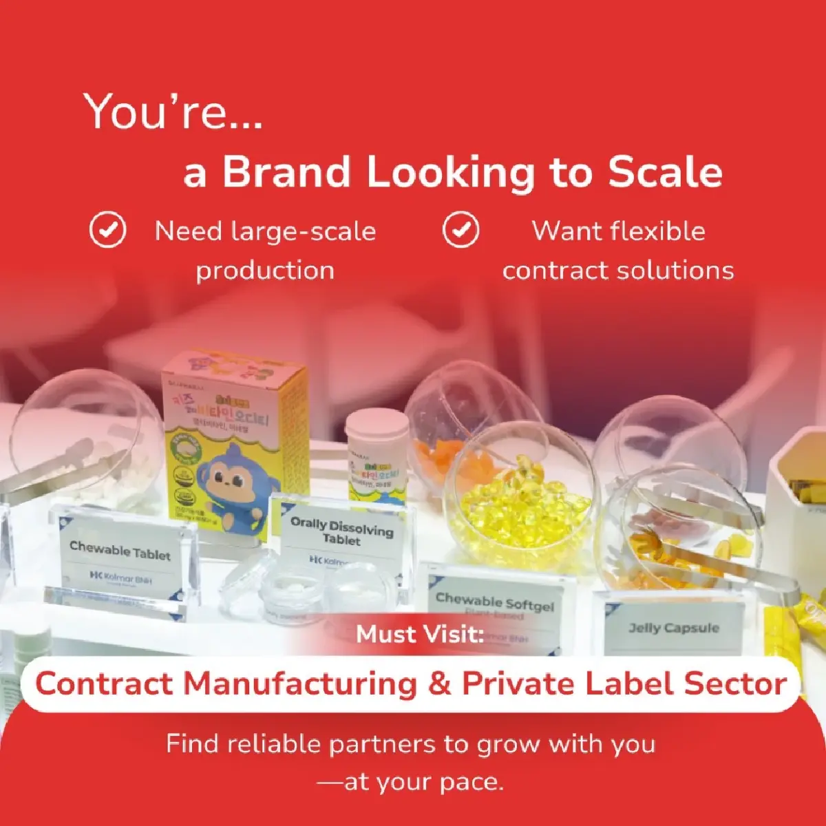 ตลาดเสริมอาหารแตะ 133.6 แสนล้าน ชวนSMEs ร่วม'Vitafoods Asia2025'