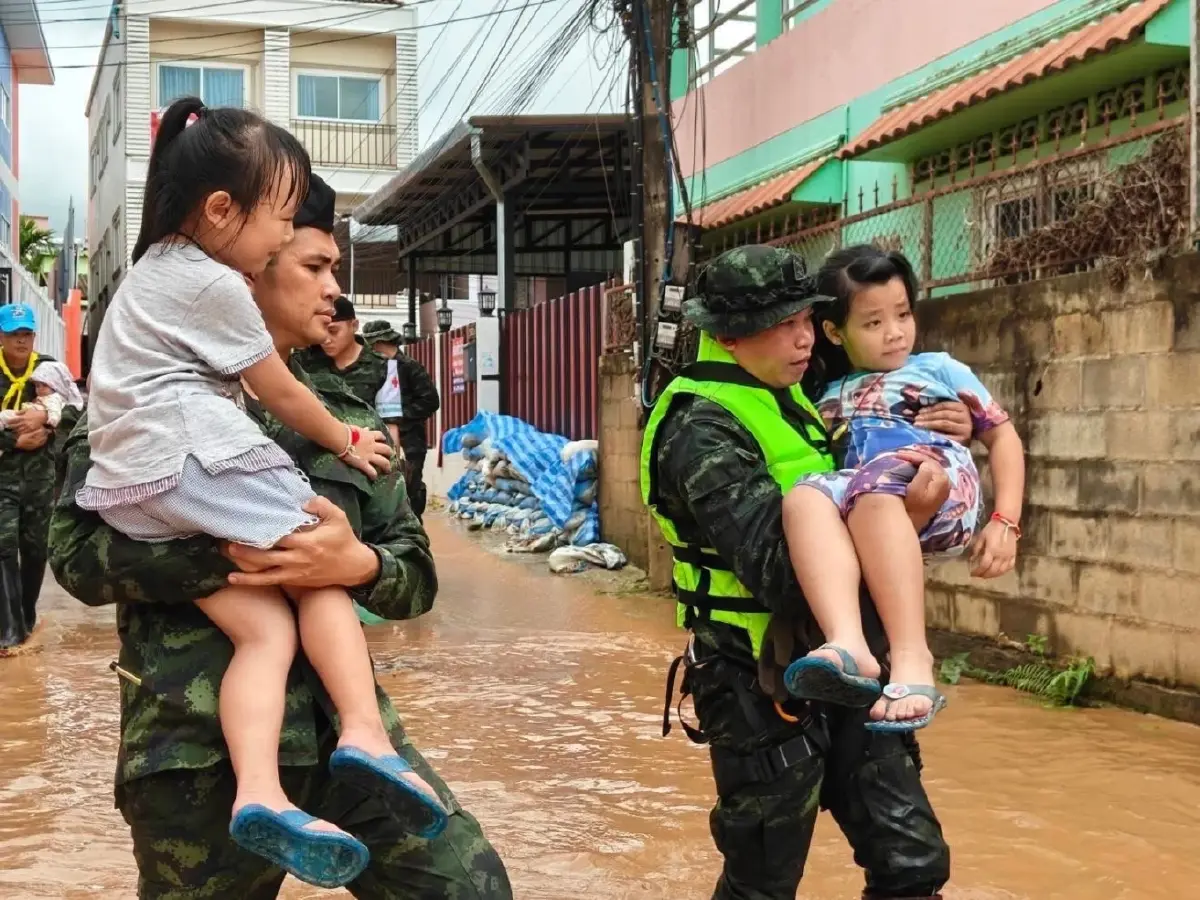 สถานการณ์น้ำท่วม เชียงราย วิกฤตระดับ 'สีแดง' เร่งอพยพผู้ประสบภัย
