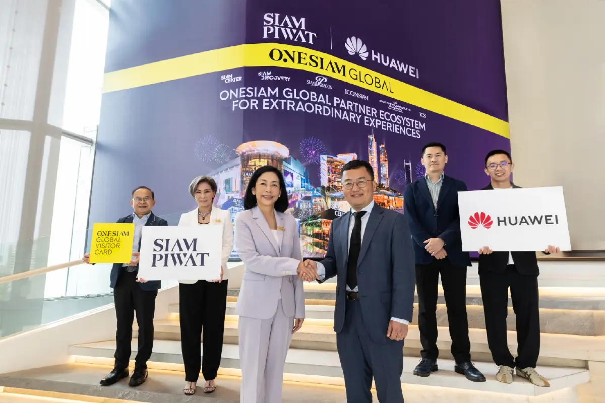 สยามพิวรรธน์ ผนึกพลังข้ามชาติ Huawei ดึงนักท่องเที่ยวคุณภาพ กระตุ้นเศรษฐกิจไทย