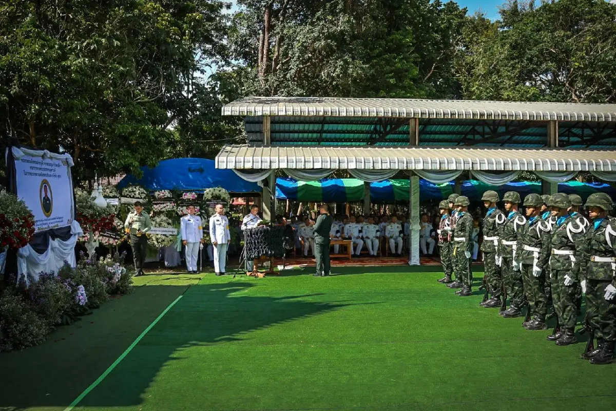 พระราชทานเพลิงศพ สมเกียรติทหารกล้าสละชีพเพื่อชาติ ชายแดนไทย-กัมพูชา