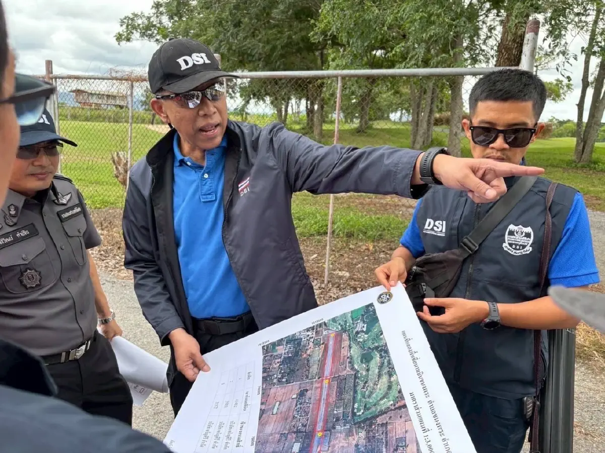 ดีเอสไอ ลงพื้นที่ลุยสอบ ใช้ถนนปากช่อง เป็นรันเวย์ ขึ้น-ลง เครื่องบินส่วนตัว