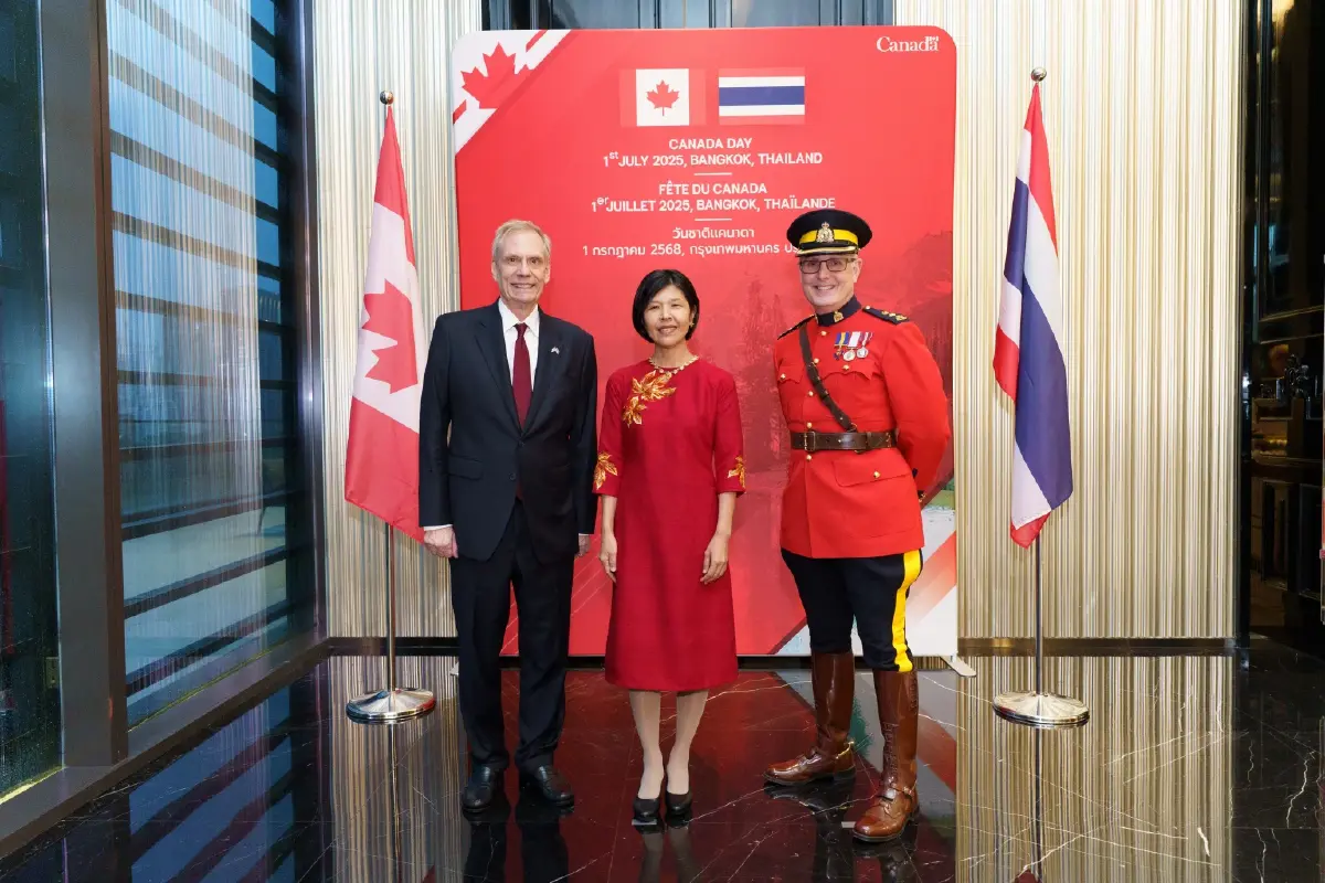 สถานทูตแคนาดาฉลองวันชาติ ย้ำไทยกุญแจรักษาสันติภาพ