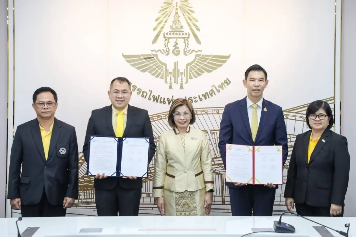 รฟท. - กทท. เดินหน้าความร่วมมือ ดันขนส่งสินค้าทางรางพุ่ง 2 ล้านตู้