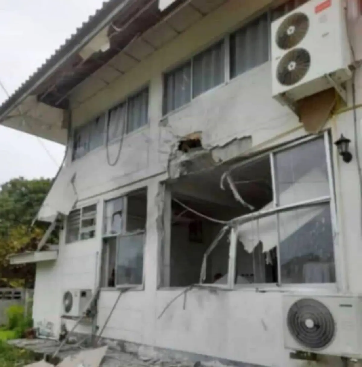 กัมพูชาโจมตี  'สถานพยาบาล' เสียหายหนัก 3 แห่ง ต้องสร้างใหม่