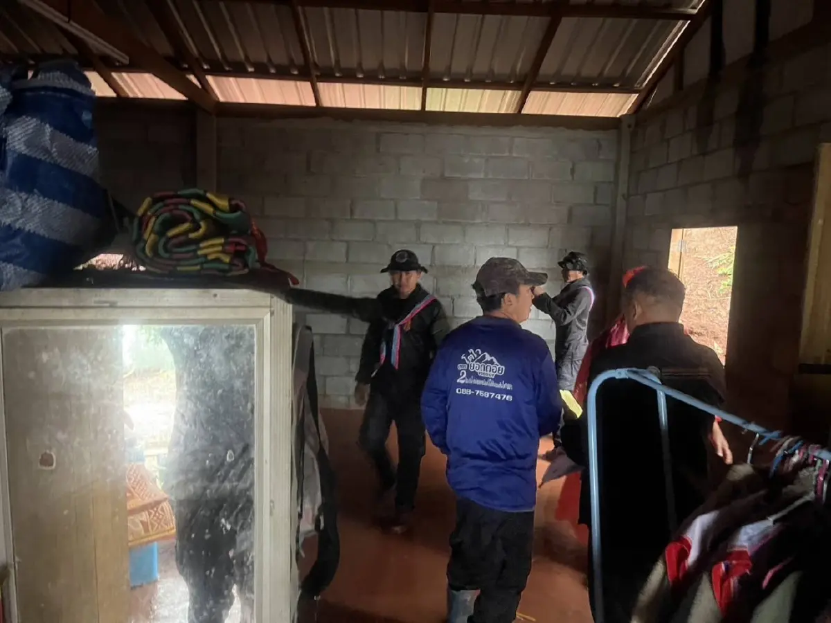 น้ำท่วมน่านอ่วม ฝนตกหนักถล่ม ทุ่งช้าง-เชียงกลาง ปภ. เตือนดินถล่ม