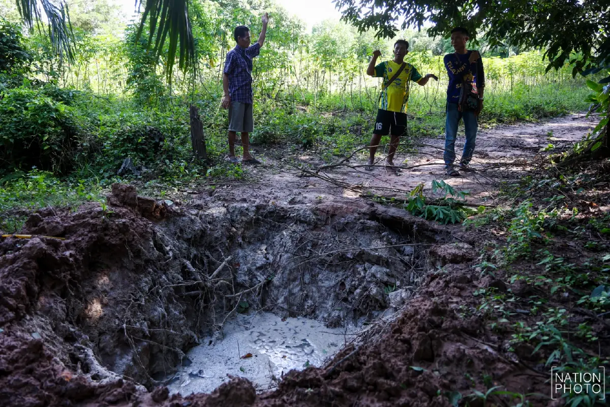 เปิดภาพความเสียหาย บ้านเรือนพังยับ หลังกัมพูชายิงจรวด BM-21 โจมตี