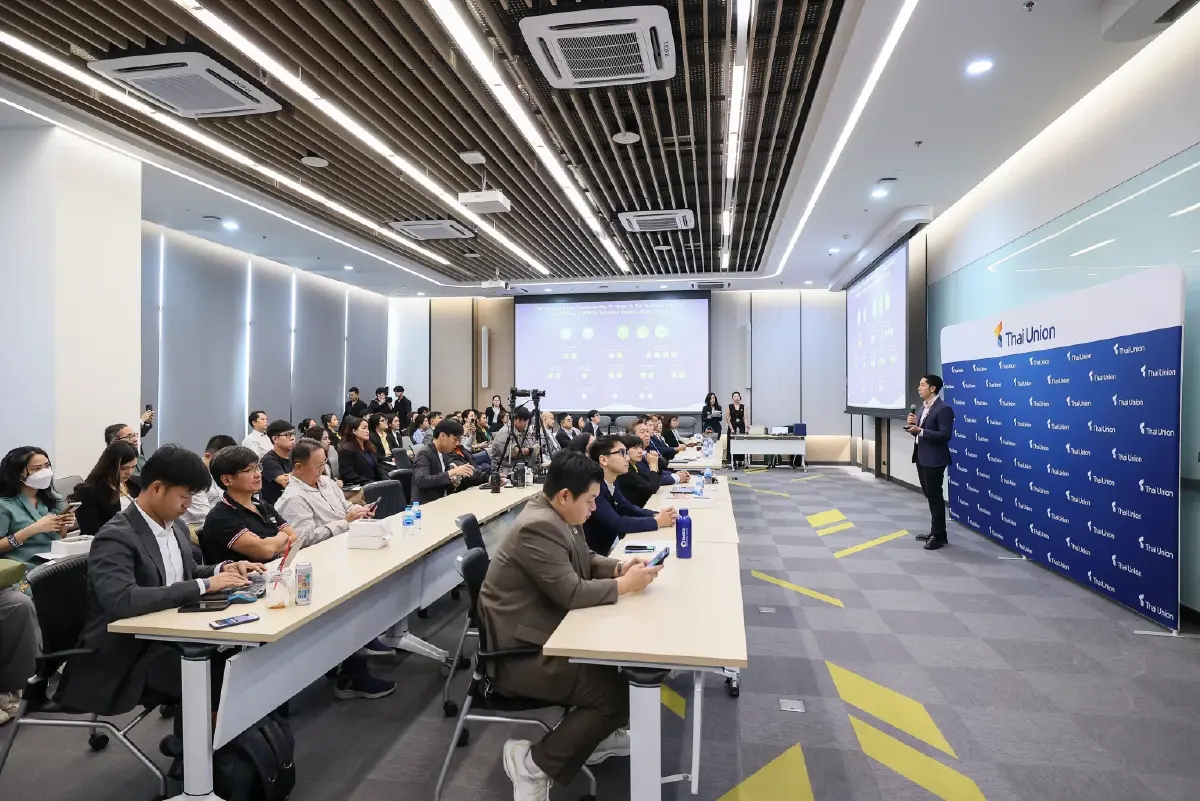 TU ส่งเสริมการเลี้ยงกุ้งแบบคาร์บอนต่ำผ่านกลไก Blue Finance โชว์เวที GCNT Expo 2025