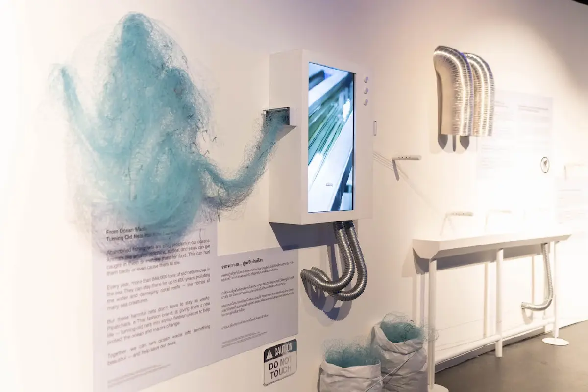 PIPATCHARA พลิกขยะอวนประมง สู่โลกแฟชั่น Aqua-R-Us สมดุลความงาม-ความยั่งยืน