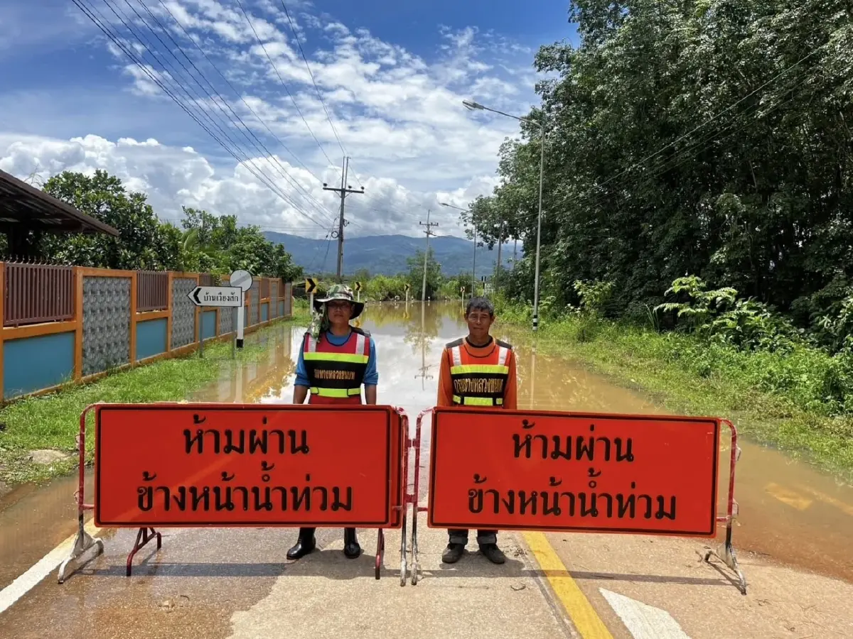 น้ำท่วมภาคเหนือ ทล. - ทช. อัปเดต \'เส้นทางถูกน้ำท่วม\' รถผ่านไม่ได้