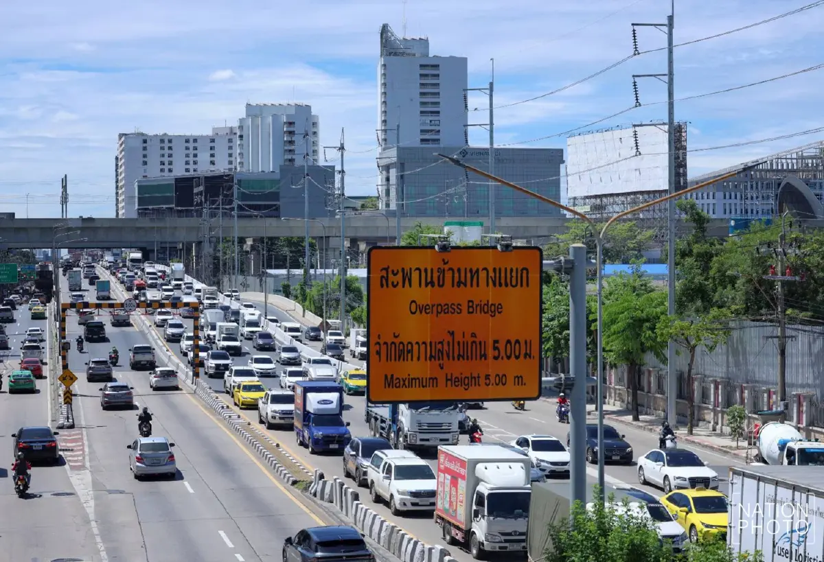 เริ่มวันนี้! ปิด \'สะพานข้ามแยกบางเขน\' 1 เดือน ซ่อมรอยต่อชำรุด