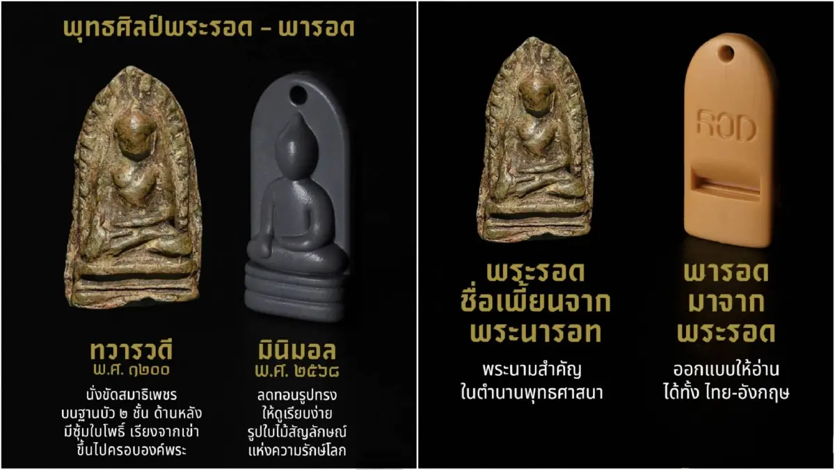 จาก 'พระรอด' สู่ 'พารอด' แผ่นดินไหวเป็นจุดเริ่มต้น นกหวีดพุทธศิลป์รักษ์โลก