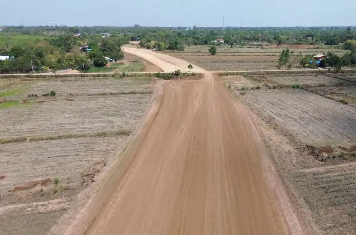 กรมทางหลวงชนบท เดินหน้าก่อสร้างถนนสาย ก ผังเมืองรวมเมืองสระแก้ว