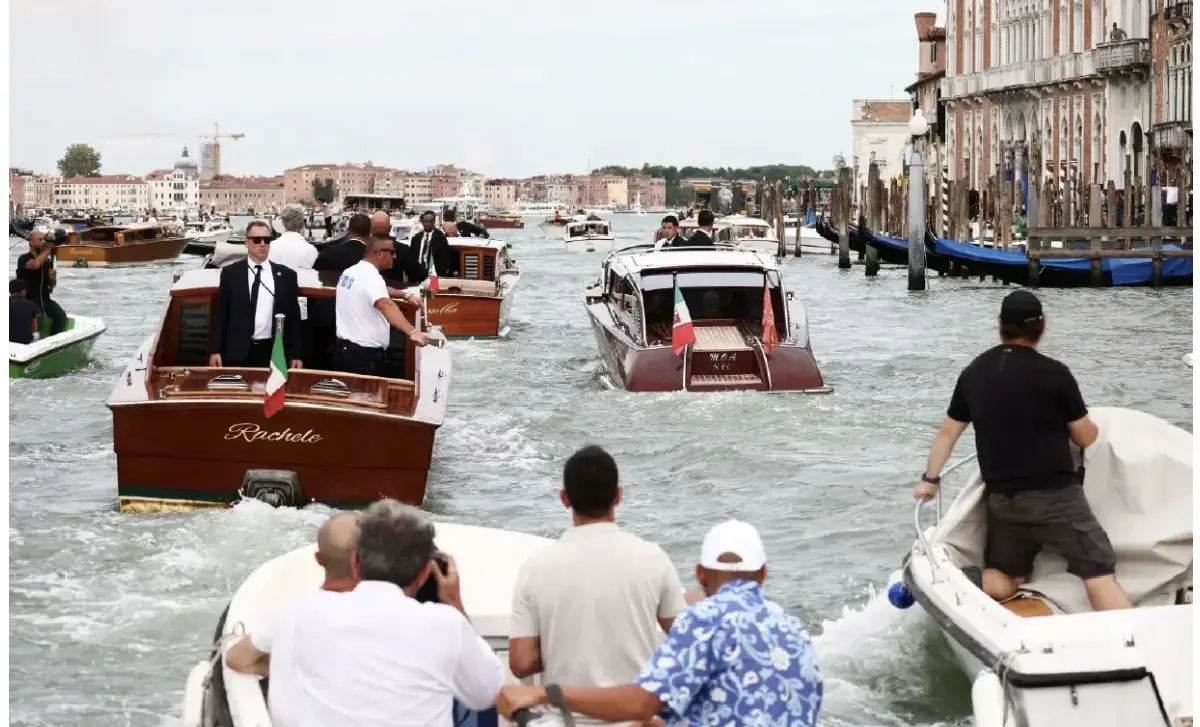 มองการแต่งงานของ เจฟฟ์ เบซอส มหาเศรษฐีอเมริกันที่เวนิส