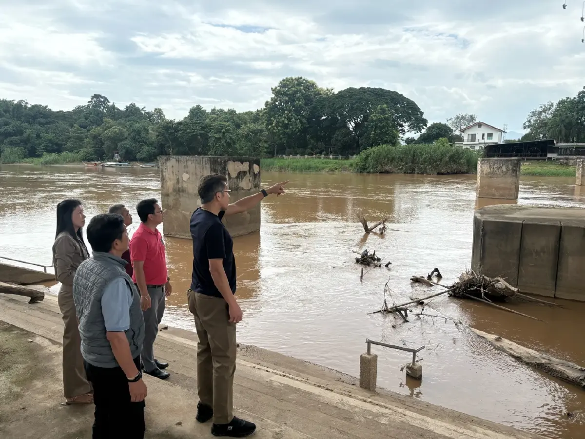 คุมเข้ม \'แม่น้ำกก เชียงราย\' วางแผนรับมือมรสุม หวั่นน้ำท่วมใหญ่