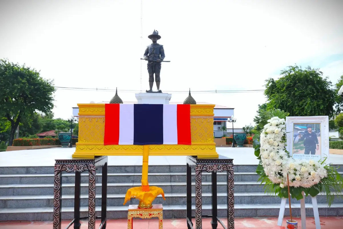 ส่งร่าง 'จ.ส.อ.ธีระยุทธ' วีรบุรุษชายแดนไทย-กัมพูชา กลับสู่ภูมิลำเนา