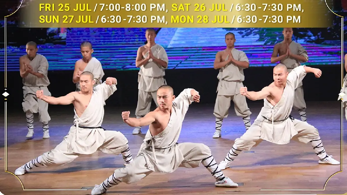 'กังฟูเส้าหลิน' ชมฟรี! งาน ‘ทั่วหล้าเทิดไท้ ถวายใจสดุดี’ 25-28 ก.ค. 68