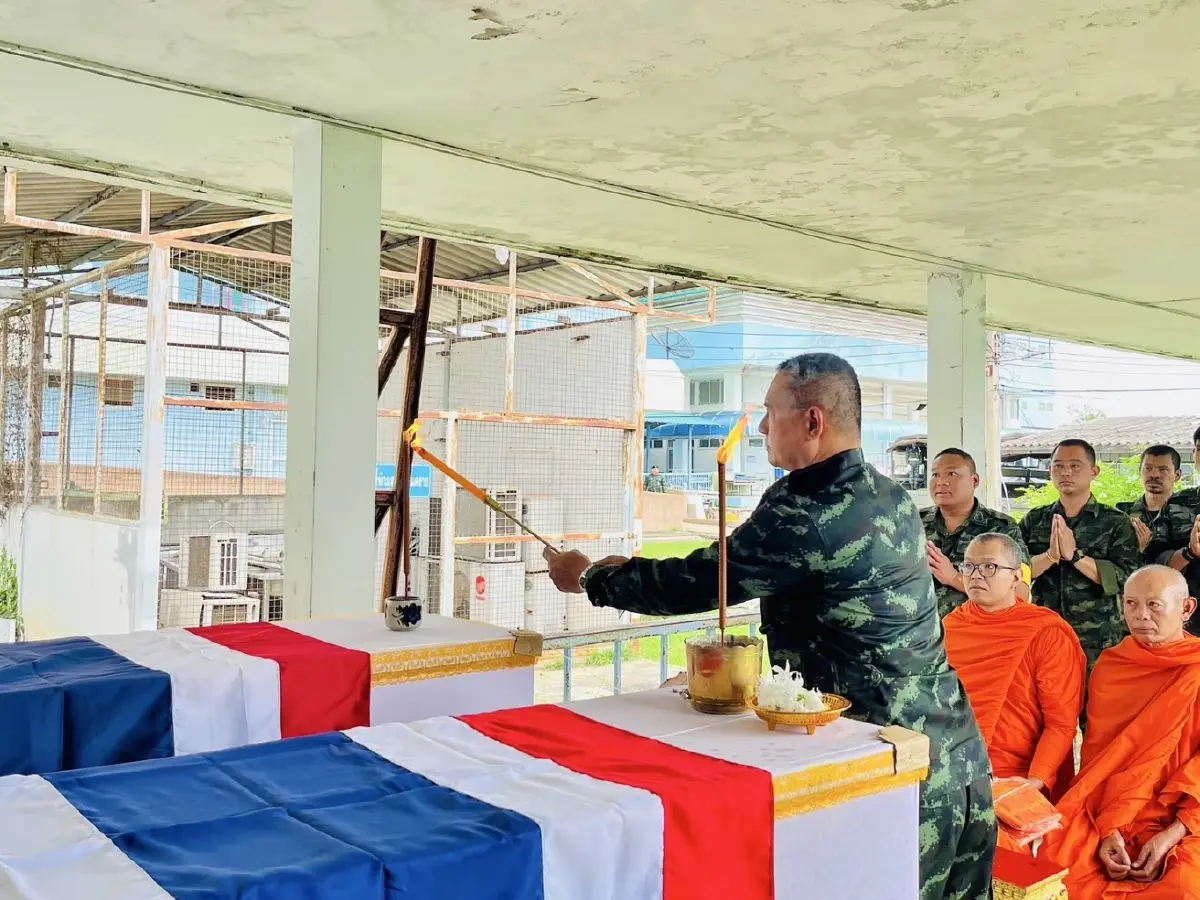 สดุดี 3 ทหารกล้า สละชีวิตปกป้องอธิปไตย มทบ.25 ส่งศพกลับสู่ภูมิลำเนา