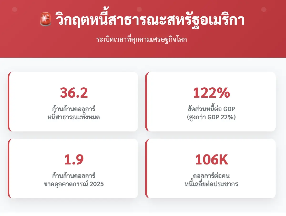 ‘เรย์ ดาลิโอ' เตือนระเบิดเวลาหนี้สหรัฐ เรียกร้องร่วมมือข้ามพรรคแก้วิกฤติ