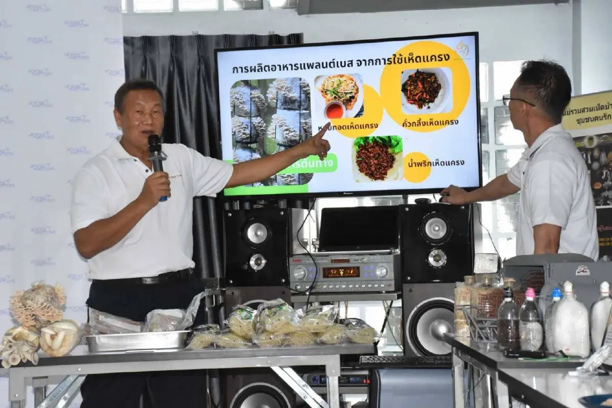 เห็ดแครงสายพันธุ์ใหม่ ไบโอเทคตอบโจทย์โปรตีนทางเลือก อาหารแพลนต์เบส