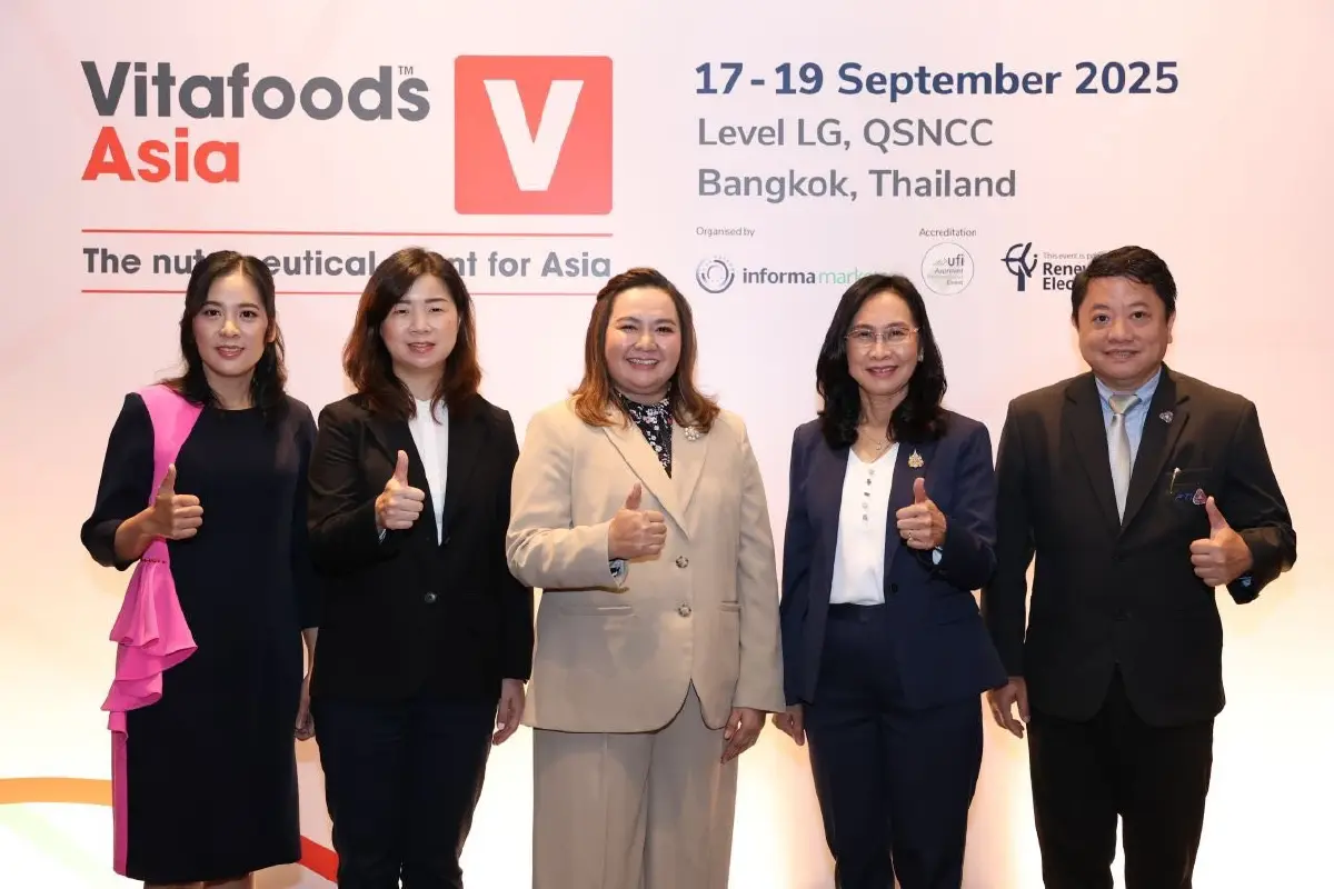 ตลาดเสริมอาหารแตะ 133.6 แสนล้าน ชวนSMEs ร่วม'Vitafoods Asia2025'