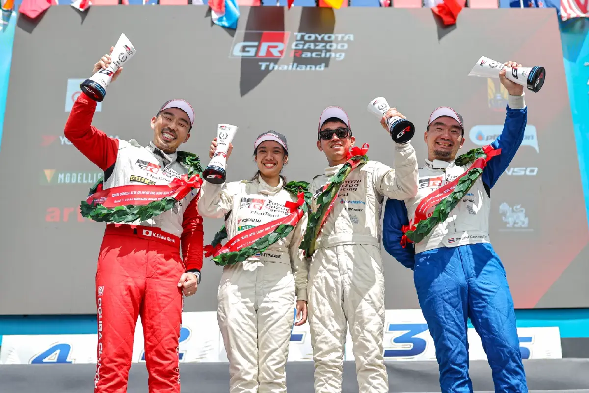 ปิดฉากสนามแรก เร้าใจ รถยนต์ทางเรียบ “Toyota Gazoo Racing Thailand”