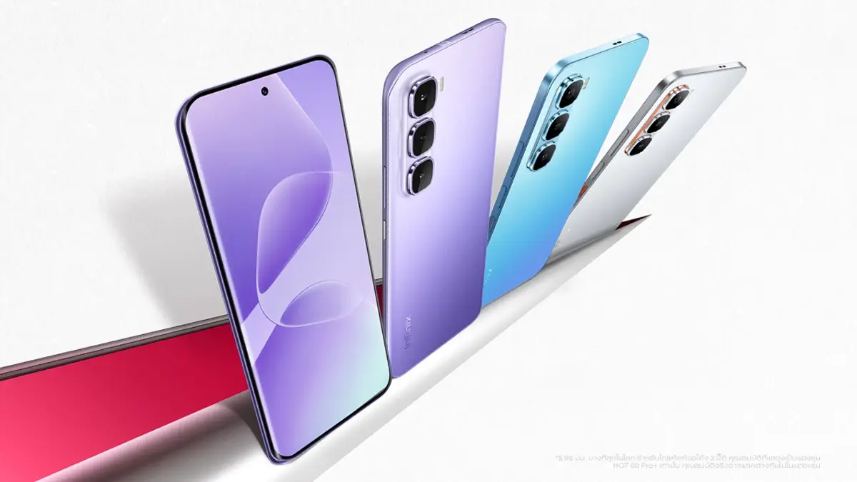 บางสุดในโลก! เปิดตัว \'Infinix HOT 60 Pro+\' มือถือเครื่องบาง ราคาเบา