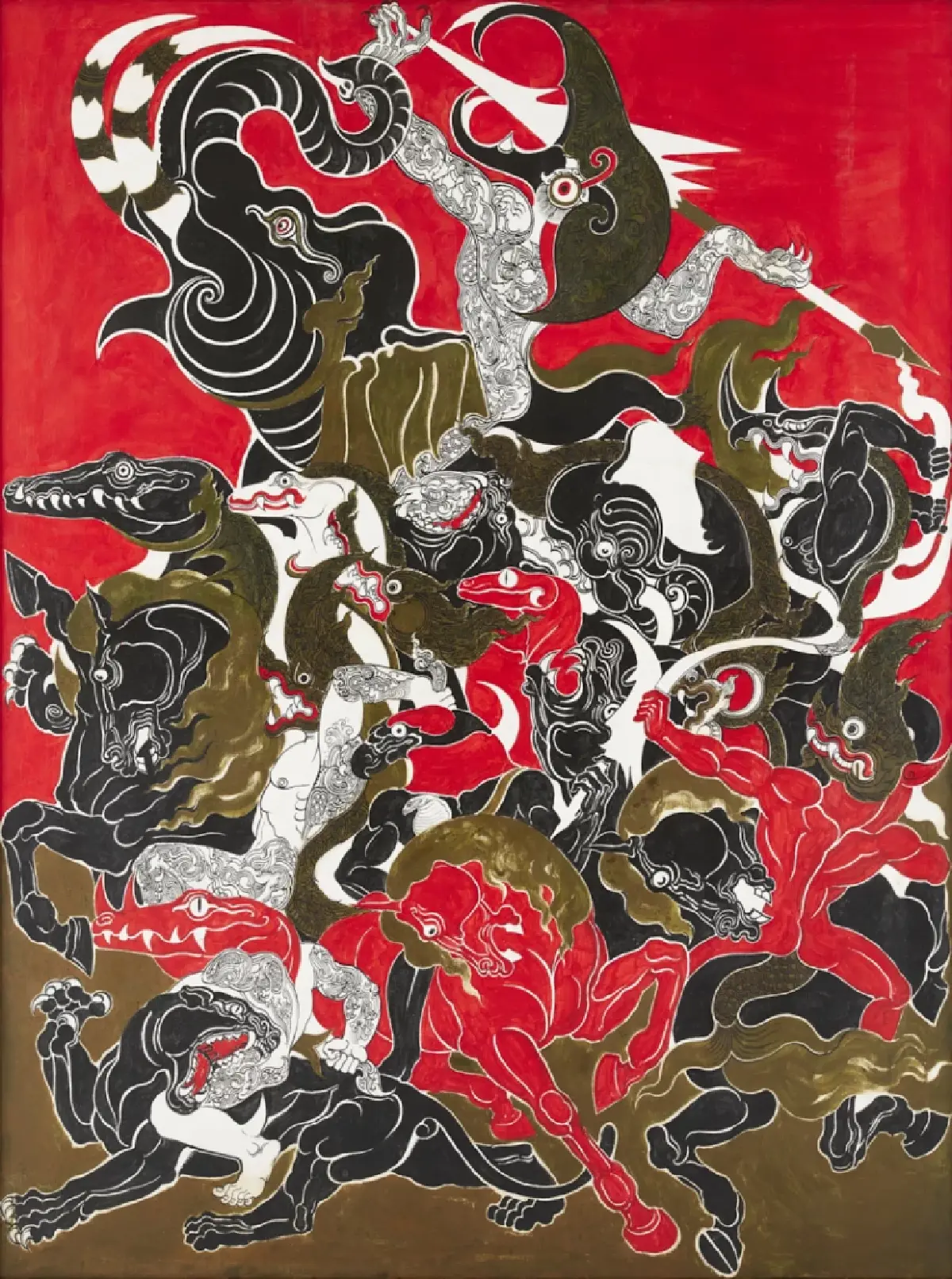 2 ภาพวาด 'สงครามส่งด่วน' เริ่มต้น 50,000 บาท ปิดประมูลหลักล้าน!