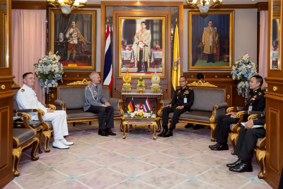 ปลัด กห.ต้อนรับ ทูตทหารเยอรมนี คนใหม่ สานต่อสัมพันธ์ 160 ปี