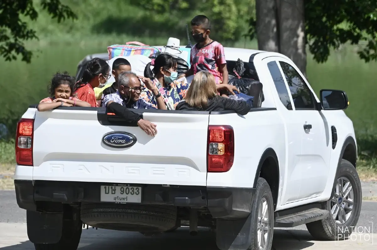 ชาวสุรินทร์ทยอยกลับบ้าน หลังผล GBC ไทย-กัมพูชา เห็นพ้องข้อตกลง 13 ข้อ