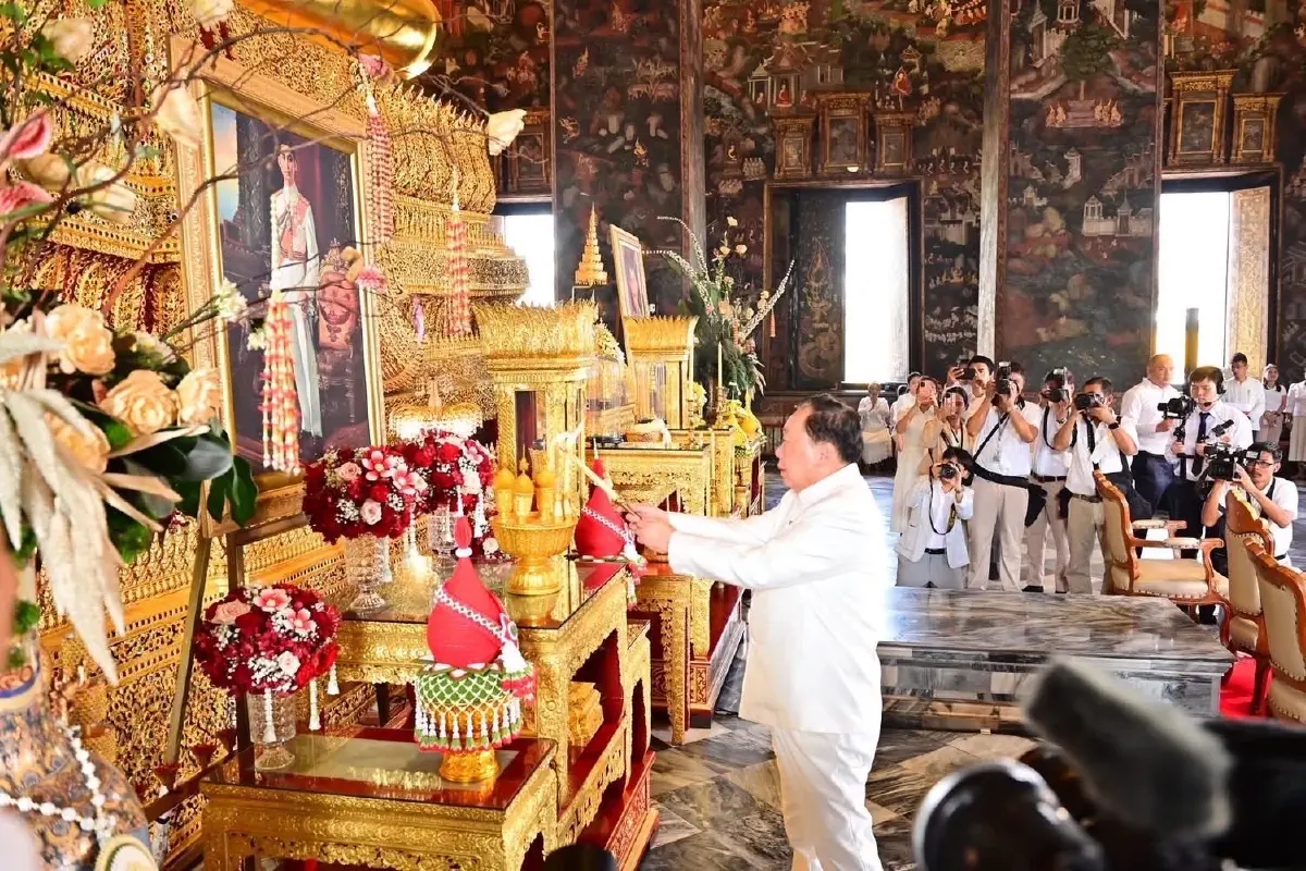 บวงสรวงจัดงานเฉลิมพระเกียรติ ร.8 วันคล้ายวันพระบรมราชสมภพครบ ๑๐๐ ปี