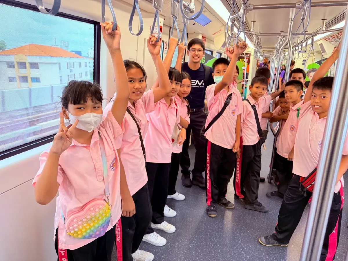 BEM พาน้องๆ เปิดประสบการณ์ศิลปะนอกห้องเรียนที่ Metro Art สถานีพหลโยธิน